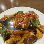 上海家庭料理 謝謝 - 揚げ豆腐はぷるぷる