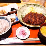 Nagoya Meibutsu Misokatsu Yabaton - ロースとんかつ御膳