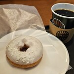 タリーズコーヒー - 塩バニラドーナツ（345円）＋コーヒー