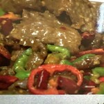 Sichuan style stir-fried beef