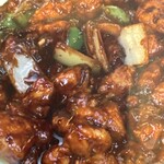 Stir-fried chicken with spicy miso