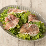 Jamon serrano green salad