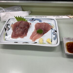 鯉とうなぎのまるます家 総本店 - 鯉生刺し