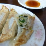 宇都宮餃子館 - 餃子の断面