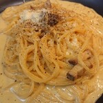 いわむら - 絶品濃厚カルボナーラ トリュフ風味