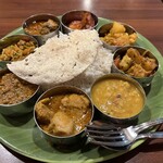 Singh's Kitchen - 「南インドのミールス」ライス大盛り1760円