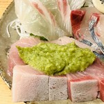 Kuroson - ブリにはニンニクの葉の酢味噌