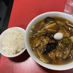 空港ラーメン 天鳳 - 小ライスは必須