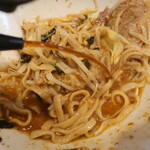 ラーメン二郎 - 赤酢投入～♪