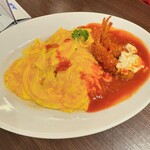 心斎橋ミツヤ - 【オムライスエビフライ　1030円】