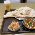 マスタング カレーハウス - カレーセット マトンカレー(¥1,150)