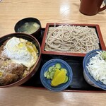 Maruhana - カツ丼セット、もりそば