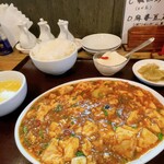 中華料理 虎哲 - ランチセット　四川麻婆豆腐