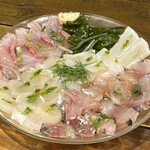 QWAN - 鮮魚のカルパッチョ 4点盛り