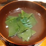 和み処 男山 - [2024年3月　訪問]めかぶ。大振りサイズが嬉しい。めかぶの風味と歯ごたえを存分に楽しめました。