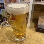 三宮高架下酒場 茶々 - 生中ビール