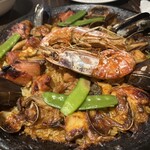スペイン食堂 エルペケーニャ - 魚介のパエリア
