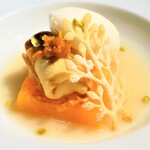 はなう - 柑橘のテリーヌ ヴェルヴェーヌのジェラート