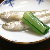 赤坂とゝや魚新 - わかさぎの酢締め