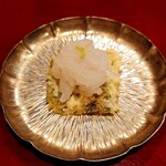 銀座 きた川 - 正面からバージョン 手にとり一口でいただきました