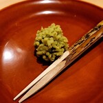 銀座 きた川 - よもぎ金団