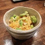 和食屋 きくお - そら豆の炊き込みご飯