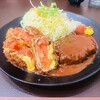 味の店 一番 - ペシャル盛り合わせ定食　ハンバーグ＆チーズカツ　1,500円