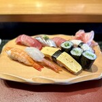 しほう田 - にぎり鮨ランチ…¥1,300円(税込)