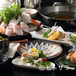 Oyogi Torafugu Ikegani Ryouriajihei - 活ふぐや活蟹を囲んで、盛り上がる饗宴のひととき
