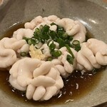 旬路 松田 - 鱈の白子ぽん酢