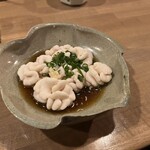 旬路 松田 - 鱈の白子ぽん酢