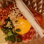 韓食菜炎　ヨンドン - 月見肉（ユッケ）