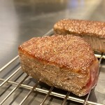 恵比寿 鉄板焼き Sublime - A5黒毛和牛フィレ&A5黒毛サーロインの鉄板焼き