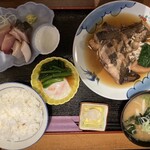 魚まさ - 刺身・煮魚定食 大盛 1,450円