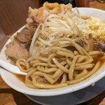 徳豚 - 小ラーメン850円ニンニク・アブラアップ