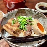 根っこや - 豚の角煮丼