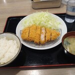 とんかつ 坂井精肉店 - 上ロースカツ定食  肉の日限定価格780円(税込) 