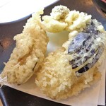 天ぷら処 こさか - 「牡蠣天ぷら定食」の天ぷら（２回目）