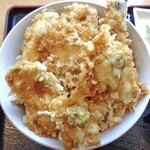 天ぷら処 こさか - 牡蠣天丼（ご飯大盛り）