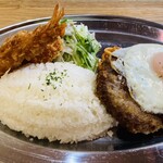 キッチン あずま - ハンバーグプレート［自家製手ごねハンバーグのついた「あ！これ食べたい！」を寄せ集めました！ライスの量も選べます］menuブック。