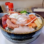 おさしみどんや - おさしみ丼  シャリ大盛り