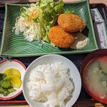 レストラン直美 - コロッケ定食