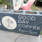 GOOD DAY COFFEE - お店看板ブロック