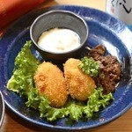 匠屋 あいべ - 米沢牛『自家製すき焼きコロッケ』～とろとろグリュイエールチーズがけ～