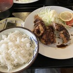 サン浜名 - レバフライ定食