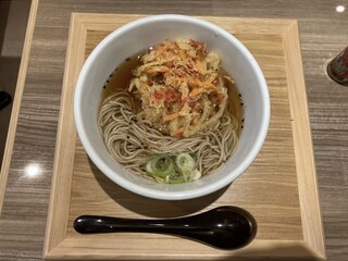 Soba Imai Sengawa Ten - かき揚げ蕎麦