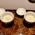 茶禅華 - ２種の杏仁豆腐 温・冷