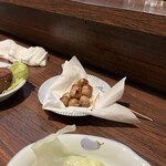 ちょっと よってって - こだわりの一品、ギンナンのバター炒め❣️