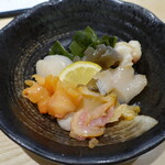 Tachiguizushi Hinato Maru - 貝類の酢の物（1450円）
