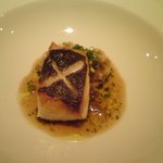 メダイのグリル　野菜のソース和え